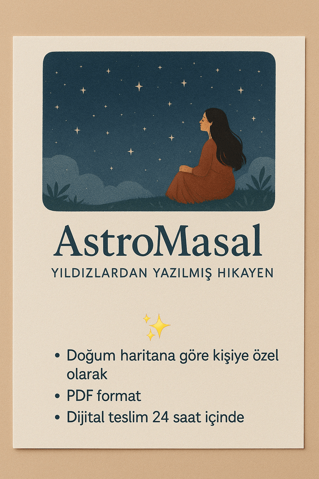 AstroMasal - Doğum Haritana Göre Yazılmış Hikayen Astro Kitap