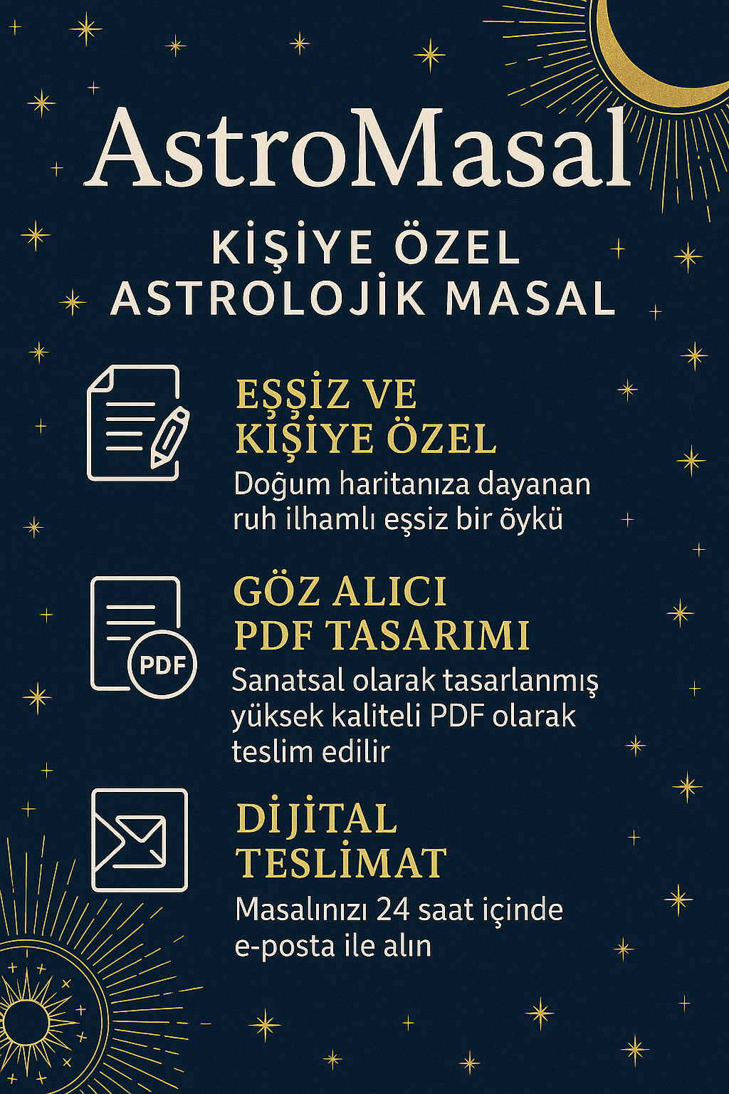 AstroMasal - Doğum Haritana Göre Yazılmış Hikayen Astro Kitap