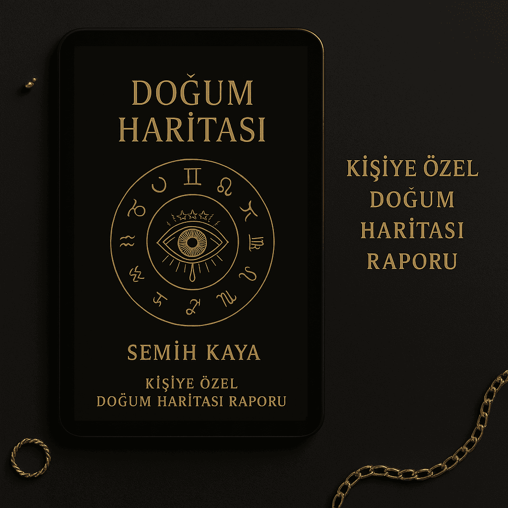 Sana Özel Doğum Haritası Yorumu - 50+ Sayfa PDF Rapor Astro Kitap